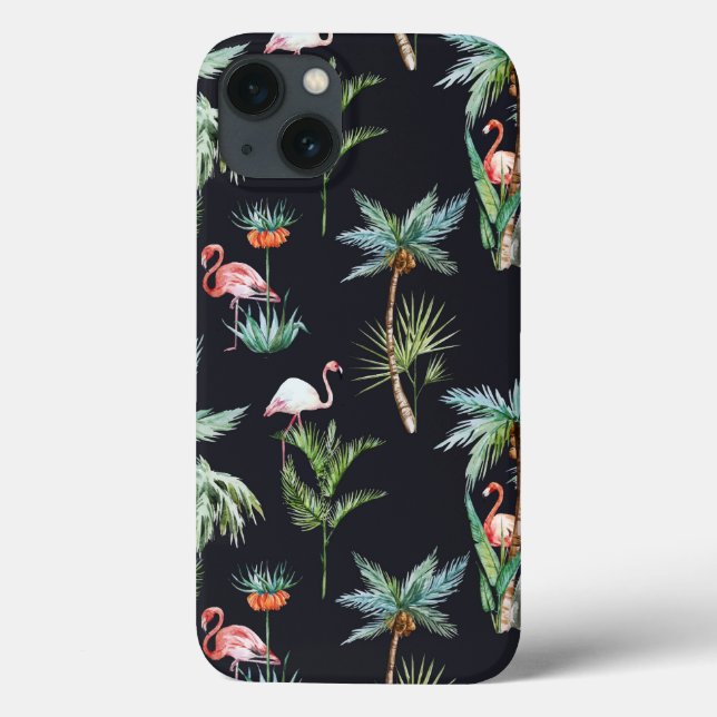 Coques Case-Mate iPhone Aquarelle Motif Palm (Verso)