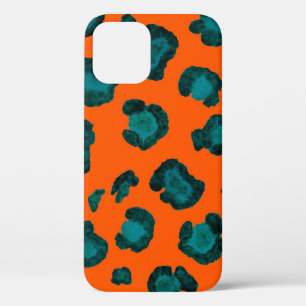 Case-Mate iPhone Case Aquarelle motif sans couture avec peau de léopard.