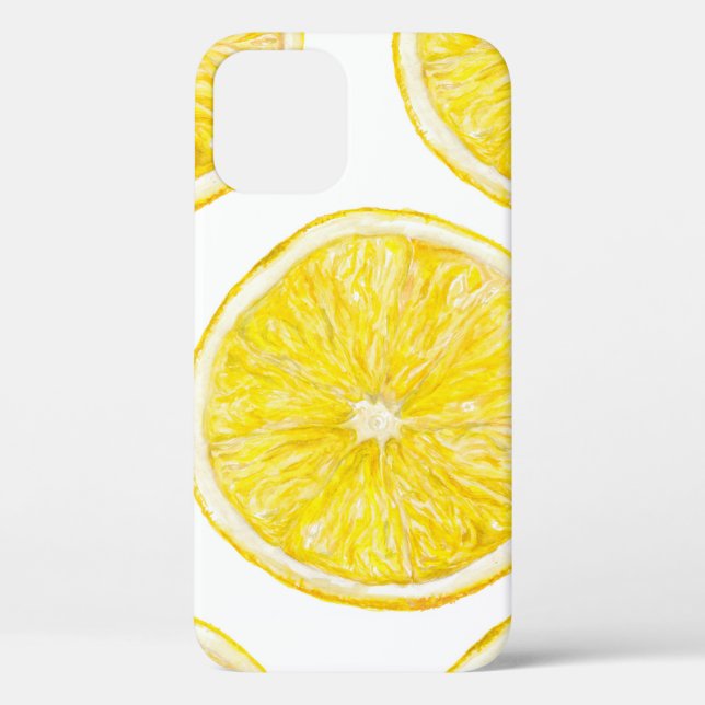 Coques Case-Mate iPhone Aquarelle motif transparent avec tranche mûre (Verso)