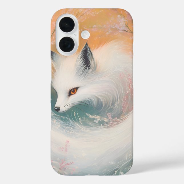 Coques Case-Mate iPhone Aquarelle Mystic Bloom Spring Fox (Verso)