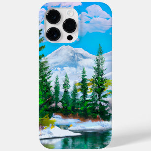 Coque Case-Mate iPhone Aquarelle Nature Hiver Neige Peinture