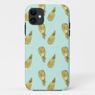 Coque Case-Mate Pour iPhone Aquarelle or et menthe