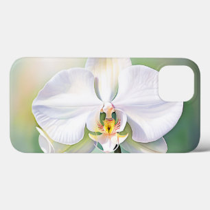 Case-Mate iPhone Case Aquarelle Orchidée blanche avec pétales délicats