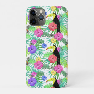 Case-Mate iPhone Case Aquarelle Palme tropicale, Hawaiian Hibiskus Touca