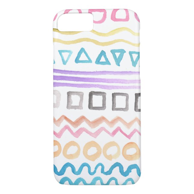 Coques Case-Mate iPhone aquarelle peinte à la main (Dos)