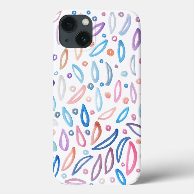 Coques Case-Mate iPhone aquarelle peinte à la main (Verso)