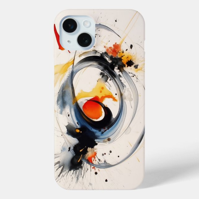 Coques Case-Mate iPhone Aquarelle Peinture Doodle (Verso)
