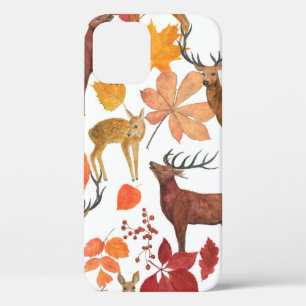 Case-Mate iPhone Case Aquarelle peinture sans couture motif avec cerfs e