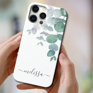 Case-Mate iPhone Case Aquarelle personnalisée Eucalyptus