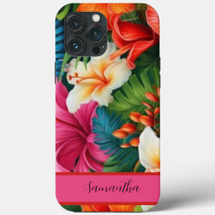 Case-Mate iPhone Case Aquarelle personnalisée fleurs tropicales été