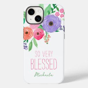 Coque Case-Mate iPhone Aquarelle printanière Florale Bénéficiée