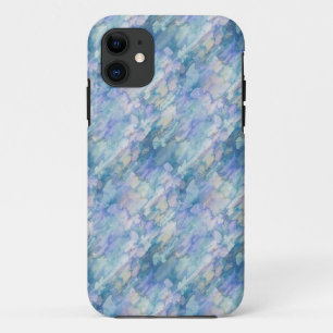 Coque Case-Mate Pour iPhone Aquarelle Retro Bleu pourpre Motif Raindrop