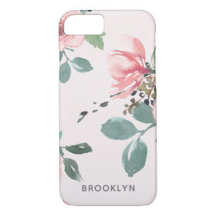 Case-Mate iPhone Case Aquarelle rose Chic Motif Floral