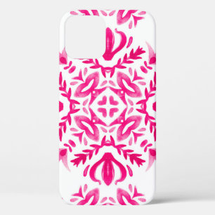 Case-Mate iPhone Case Aquarelle rose : conception géométrique des carrea