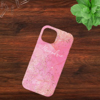 Aquarelle rose cool Glitterie Design Moderne