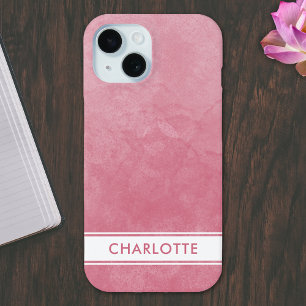 Coque Case-Mate iPhone Aquarelle rose doux Laver Moderne Feminine