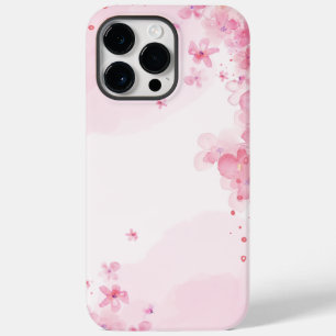 Coque Case-Mate iPhone Aquarelle rose esthétique