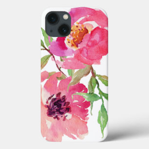 Case-Mate iPhone Case Aquarelle rose Fille Motif Floral