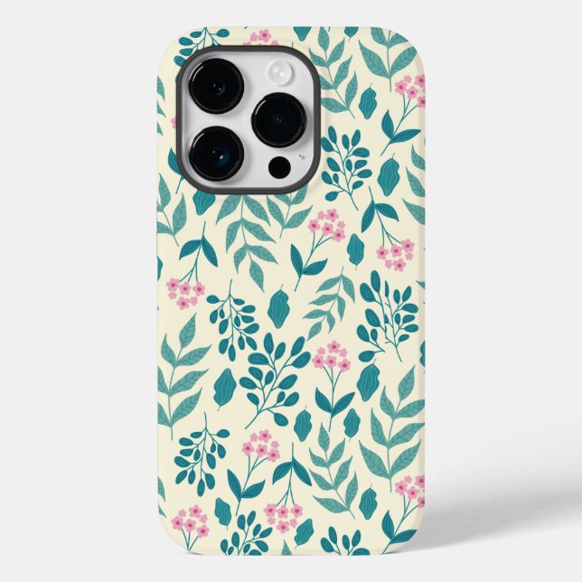 Coques Case-Mate iPhone aquarelle rose fleurs motif cool cadeau femme (Verso)