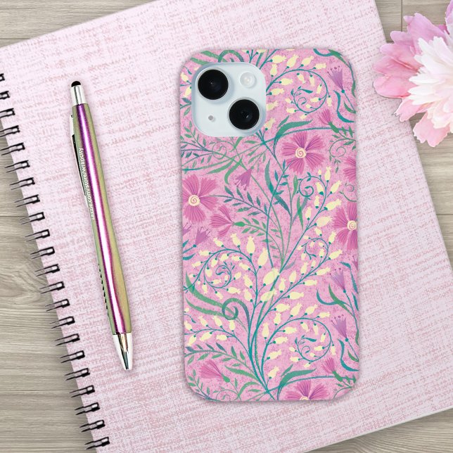 Coques Case-Mate iPhone aquarelle rose motif floral (Créateur téléchargé)