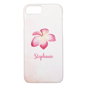 Coque Case-Mate Pour iPhone Aquarelle rose Sunset Plumeria