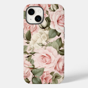 Coque Case-Mate iPhone Aquarelle Roses roses