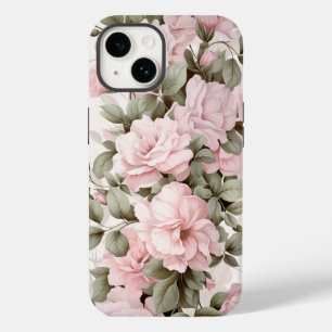 Coque Case-Mate iPhone Aquarelle Roses roses