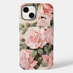 Coque Case-Mate iPhone Aquarelle Roses roses