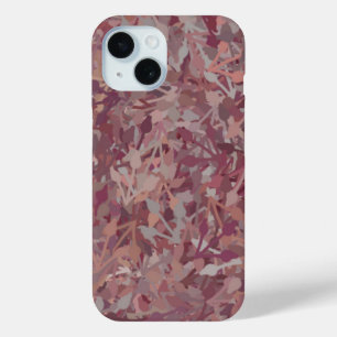 Coque Case-Mate iPhone Aquarelle rouge Brown gris de luxe Art Abstrait
