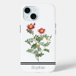 Coque Case-Mate iPhone Aquarelle rouge et rose jaune personnalisée