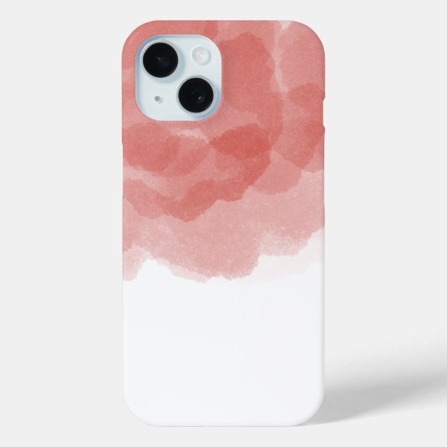 Coques Case-Mate iPhone Aquarelle rouge magique Rose de luxe Art Abstrait (Verso)