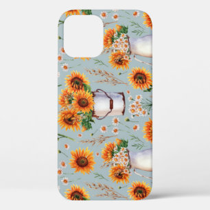 Case-Mate iPhone Case Aquarelle Rustique Sunny, Motif sans couture.