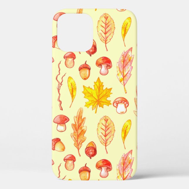 Coques Case-Mate iPhone Aquarelle sans couture motif d'illustrati isolé (Verso)