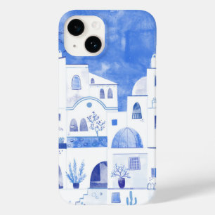 Coque Case-Mate iPhone Aquarelle Santorin
