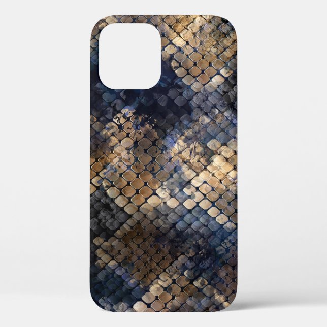 Coques Case-Mate iPhone Aquarelle Sauvage Snakeskin Design transparent (Verso)