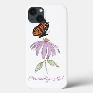 Case-Mate iPhone Case Aquarelle stylée Simple Papillon Floral Violet
