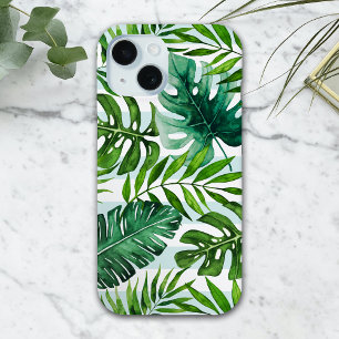 Coque Case-Mate iPhone Aquarelle stylish Tropical Green Botanique