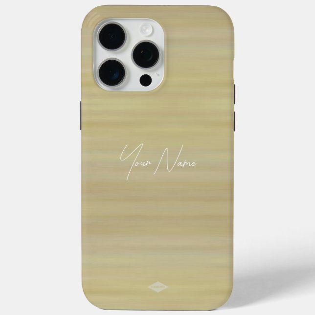 Coques Case-Mate iPhone Aquarelle Tan Beige Look Cellule (Verso)