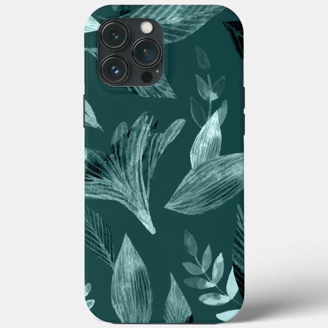 Coques Case-Mate iPhone Aquarelle tombée feuilles 10 (Verso)