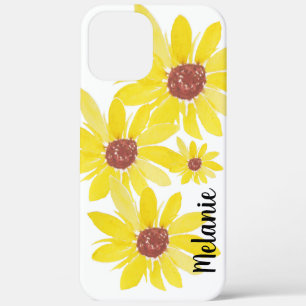 Case-Mate iPhone Case Aquarelle Tournesol Buds Floral Monogramme