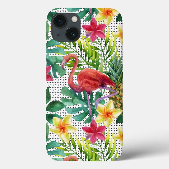 Coques Case-Mate iPhone Aquarelle tropicale (Verso)