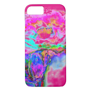 Etui iPhone Case-Mate aquarelle turquoise rose Abstraite