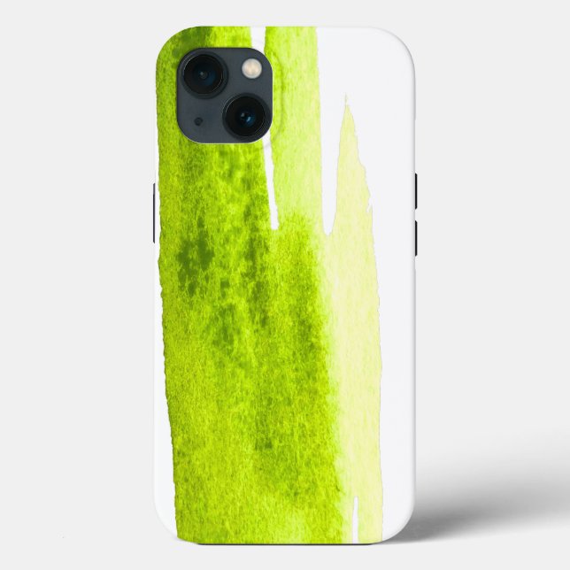 Coques Case-Mate iPhone Aquarelle vert citron vert (Verso)