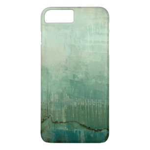 Coque iPhone 8 Plus/7 Plus Aquarelle verte contemporaine