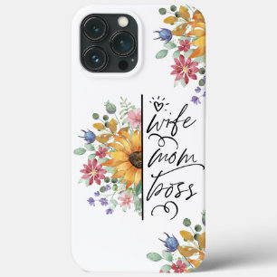 Case-Mate iPhone Case Aquarelle vintage Fleur sauvage Femme Maman Patron