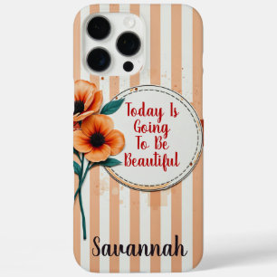 Coque iPhone 16 Pro Max Aquarelle vintage Florale Design Chic désossé