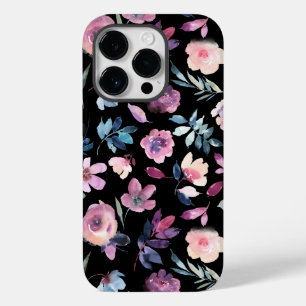 Coque Case-Mate iPhone Aquarelle violette Florale