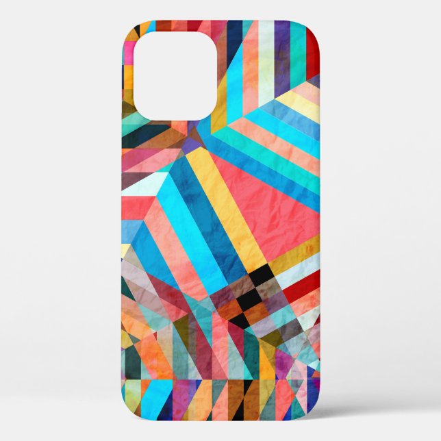 Coques Case-Mate iPhone Aquarelle vive : Arrière - plan Imaginaire Abstrai (Verso)