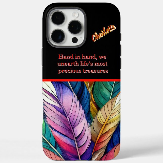 Coques Case-Mate iPhone Aquarelle vive dans un écran artistique (Verso)