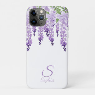 Case-Mate iPhone Case Aquarelle Wisteria Nom personnalisé Monogramme